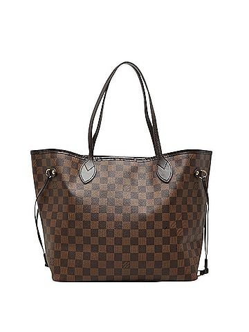 Louis Vuitton Louis Vuitton Damier Neverfull MM Shoulder Bag Tote N40599 Brown Leather Women's LOUIS VUITTON (view 1)