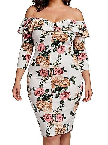Urban Rose Cocktail Dress (view 1)