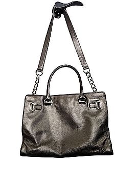 Michael Kors Hamilton Leather Satchel (view 2)