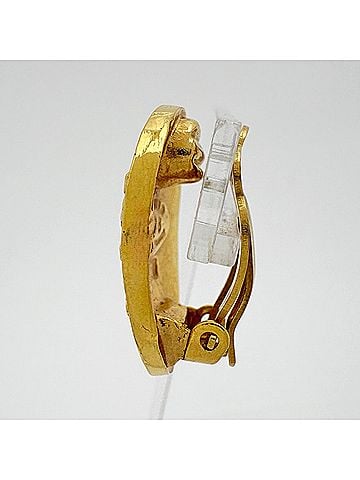 Chanel Chanel earrings, Coco Mark design, GP gold, for women. (view 2)