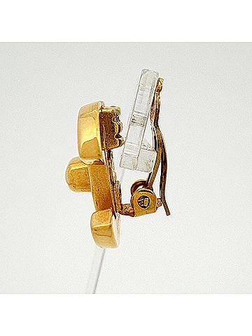 Chanel Chanel earrings, Coco Mark, turnlock, GP gold, women's. (view 2)