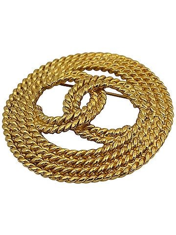 Chanel Chanel brooch, Coco Mark, GP gold, women's. (view 1)