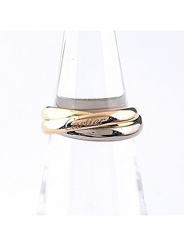 Cartier Cartier Trinity Ring, available in yellow gold (YG), pink (PG), and white (WG). Three-color design, 750 gold, for women. (view 1)