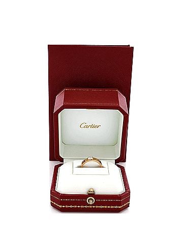 Cartier LOVE Solitaire Ring 18K Rose Gold and Diamond 0.23CT (view 2)