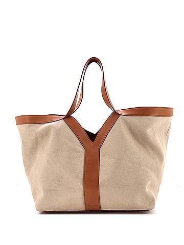 Saint Laurent Y Tote Canvas with Leather Medium (view 1)