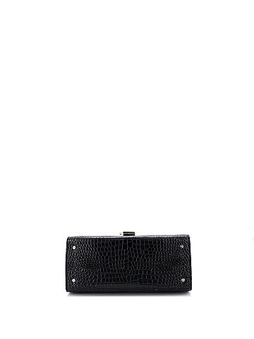 Saint Laurent Cassandra Top Handle Bag Crocodile Embossed Leather Medium (view 2)