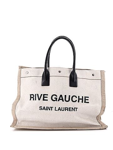 Saint Laurent Rive Gauche Shopper Tote Canvas Large (view 1)