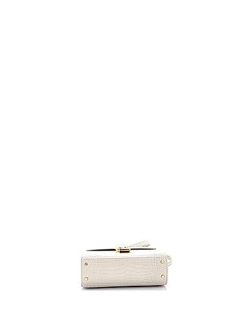 Saint Laurent Cassandra Top Handle Bag Crocodile Embossed Leather Mini (view 2)