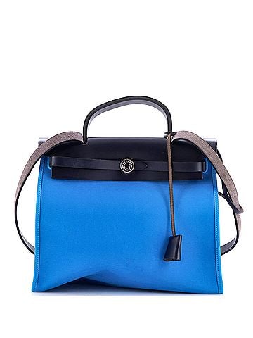 Hermès Herbag Zip Leather and Toile 31 (view 1)