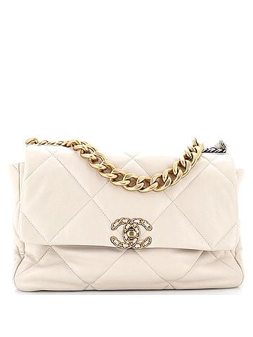 Chanel 19 Flap Bag Quilted Leather Large (view 1)