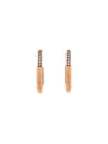 Tiffany & Co. Lock Earrings 18K Rose Gold with Diamonds (view 1)
