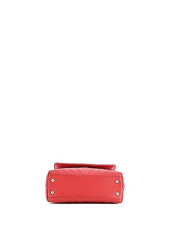 Chanel Coco Top Handle Bag Chevron Caviar Mini (view 2)