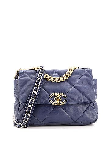 Chanel 19 Flap Bag Quilted Leather Medium (view 1)