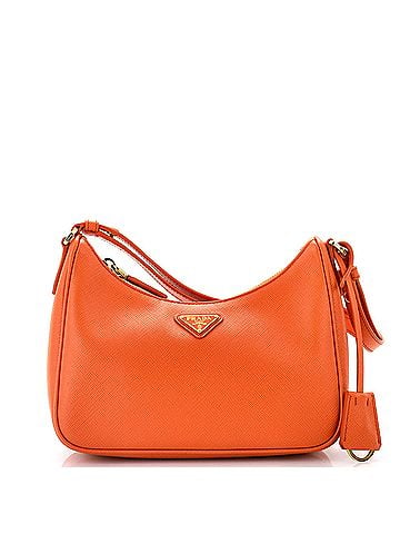Prada Re-Edition Hobo Saffiano Leather Mini (view 1)