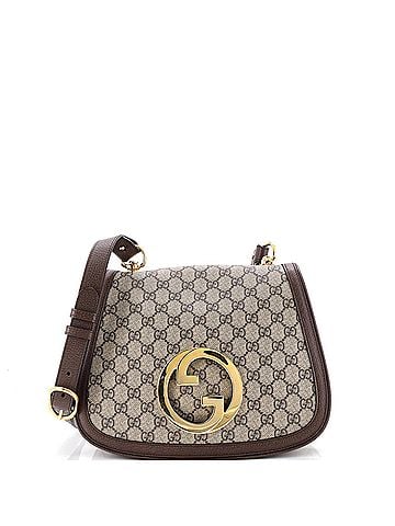 Gucci Blondie NM Top Handle Bag GG Coated Canvas Medium (view 1)
