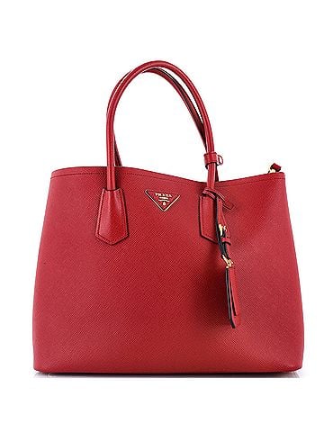 Prada Cuir Double Tote Saffiano Leather Large (view 1)