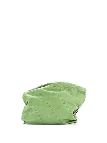 Chanel 22 Chain Hobo Quilted Caviar Small (view 2)