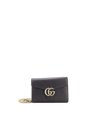 Gucci GG Marmont Chain Wallet Leather Mini (view 1)