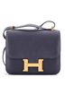Hermès 100% Leather Blue Constance Bag Evercolor 24 One size - photo 1