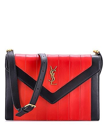 Saint Laurent Gaby Envelope Satchel Vertical Quilted Leather (view 1)