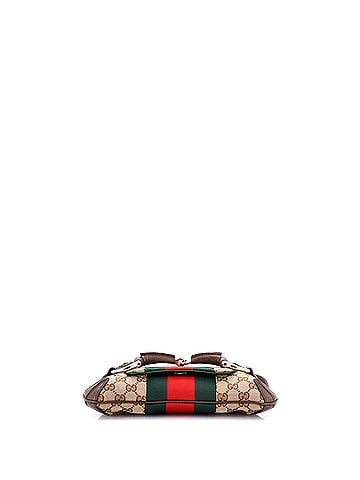 Gucci Horsebit NM Web Chain Clutch GG Canvas Small (view 2)