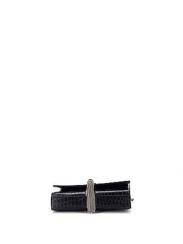 Saint Laurent Classic Monogram Tassel Crossbody Bag Crocodile Embossed Leather Medium (view 2)