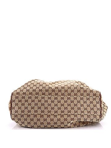Gucci Sukey Tote GG Canvas with Leather Large (view 2)