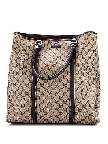 Gucci Joy Tote GG Coated Canvas with Leather Medium (view 1)