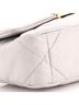Chanel 100% Leather Gray 19 Flap Bag Quilted Leather Medium One size - photo 6