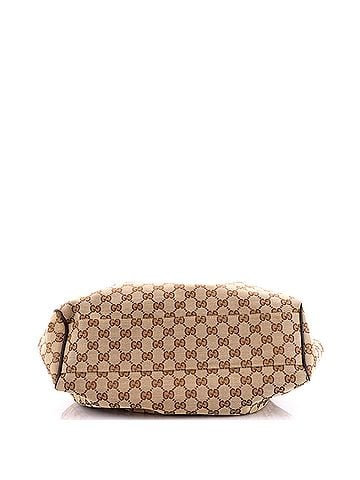Gucci Sukey Tote GG Canvas with Leather Medium (view 2)