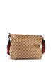 Gucci 100% Canvas Plain Brown Front Pocket Web Messenger GG Canvas Medium One size - photo 4