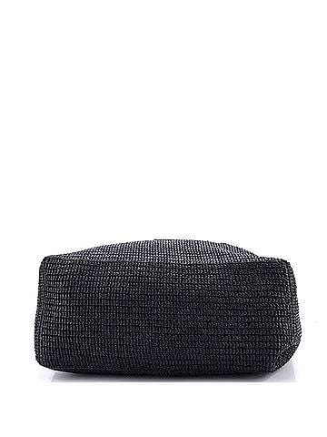 Saint Laurent Logo Supple Tote Embroidered Raffia (view 2)