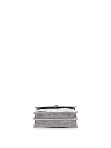 Saint Laurent Sunset Crossbody Bag Crocodile Embossed Leather Medium (view 2)