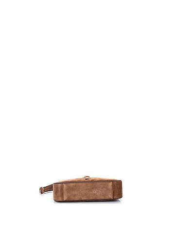 Saint Laurent Le 5 a 7 Hobo Suede with Shearling Small (view 2)