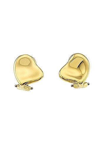 Tiffany & Co. Tiffany &amp; Co. Full Heart Earrings, 18K Yellow Gold (750), Clip-on Earrings (view 1)