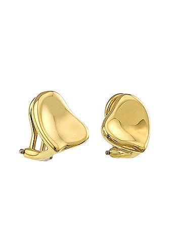 Tiffany & Co. Tiffany &amp; Co. Full Heart Earrings, 18K Yellow Gold (750), Clip-on Earrings (view 2)