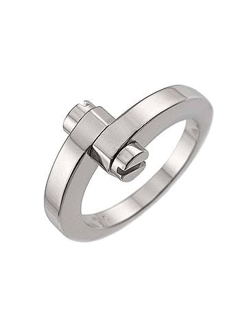Cartier Cartier Menotte Ring #65, 18K White Gold (750) (view 1)