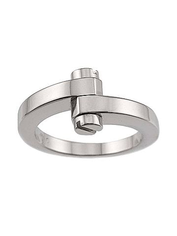 Cartier Cartier Menotte Ring #65, 18K White Gold (750) (view 2)