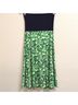 Lapis Floral Green Black Casual Skirt Size M - photo 4