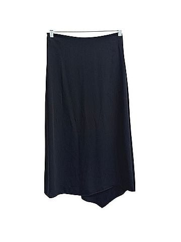 Zara Asymmetric Hem Midi Skirt Casual Skirt (view 2)