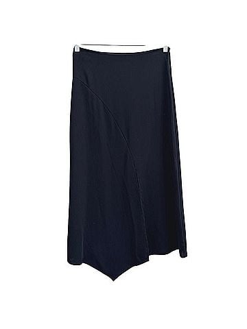 Zara Asymmetric Hem Midi Skirt Casual Skirt (view 1)
