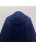 Ralph Lauren 100% Polyester Solid Blue Raincoat Size L - photo 6