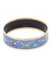 Hermes Leather Goods Blue Enamel Bangle MM One size - photo 3