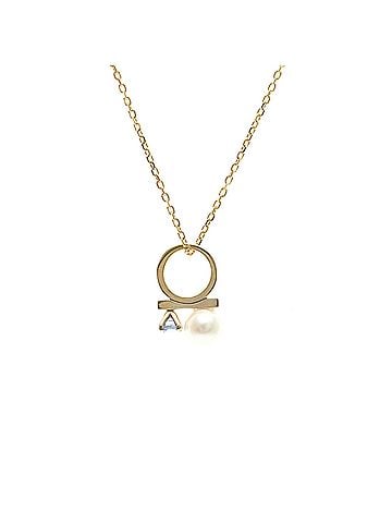 Tasaki Tasaki Petit Balance Plus Necklace Yellow Gold (18K) Diamond,Tanzanite Men,Women Fashion Necklace (Gold) (view 1)