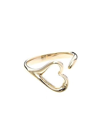 Tiffany & Co. Tiffany Open Heart Ring Pink Gold (18K) Fashion No Stone Band Ring Pink Gold (view 1)