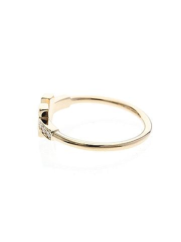 Tiffany & Co. Tiffany T-wire Diamond Ring Pink Gold (18K) Fashion Diamond Band Ring Pink Gold (view 2)