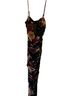 Privy Floral Multi Color Black Cocktail Dress Size M - photo 1