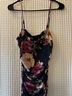Privy Floral Multi Color Black Cocktail Dress Size M - photo 3