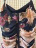 Privy Floral Multi Color Black Cocktail Dress Size M - photo 4