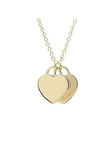 Tiffany & Co. Tiffany Return To Tiffany Double Tag Necklace Yellow Gold (18K) No Stone Men,Women Fashion Necklace (Gold) (view 2)